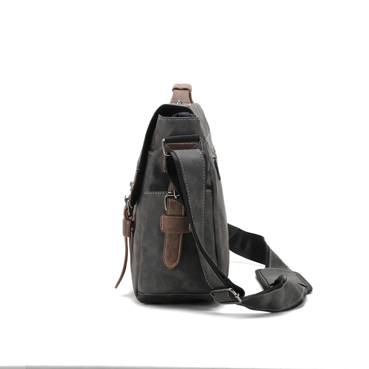 Men's Vintage Designer, Hand Stitched Leather Briefcase,  Serves As A Trendy Item To Show Individuality, Making The User Stand Out From The Crowd.....15% OFF!