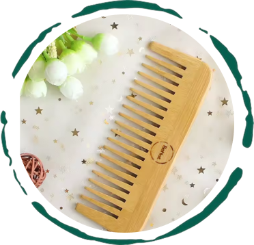 All-Natural Bamboo Hair Comb, Eco-Friendly, For Men & Women...ANYTHING BAMBOO IS STILL TRENDING!
