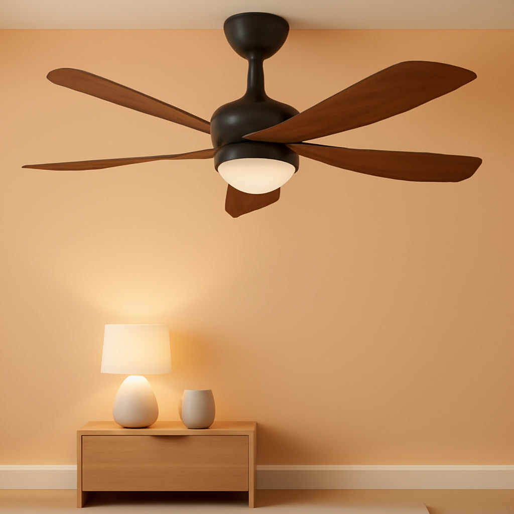 52 Inch, Smart Home Compatible Ceiling Fan, With LED Light, 3 Control Methods, Powerful Motor, Quite Reversable Design, 3 Color Temp's, Memory/Dimmable Lighting...ONLY 10 MORE IN STOCK!
