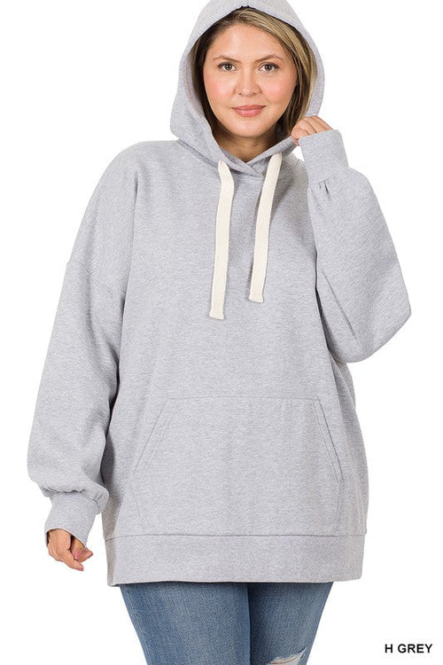 Women's Plus Oversized Hoodie, Offers A Relaxed & Laid-Back Vibe...OVERSIZED IS TRENDING - ONLY 26 MORE IN STOCK!