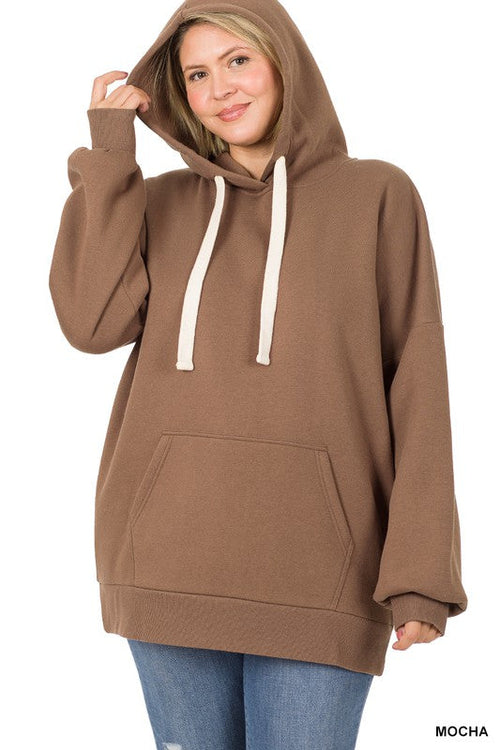 Women's Plus Oversized Hoodie, Offers A Relaxed & Laid-Back Vibe...OVERSIZED IS TRENDING - ONLY 26 MORE IN STOCK!