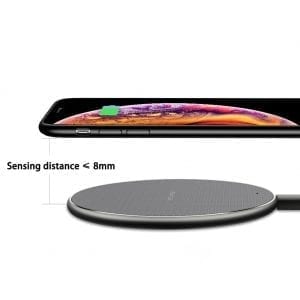 15W Fast Wireless Charger Pad, Compatible With Samsung Galaxy Series & Most iPhone Series