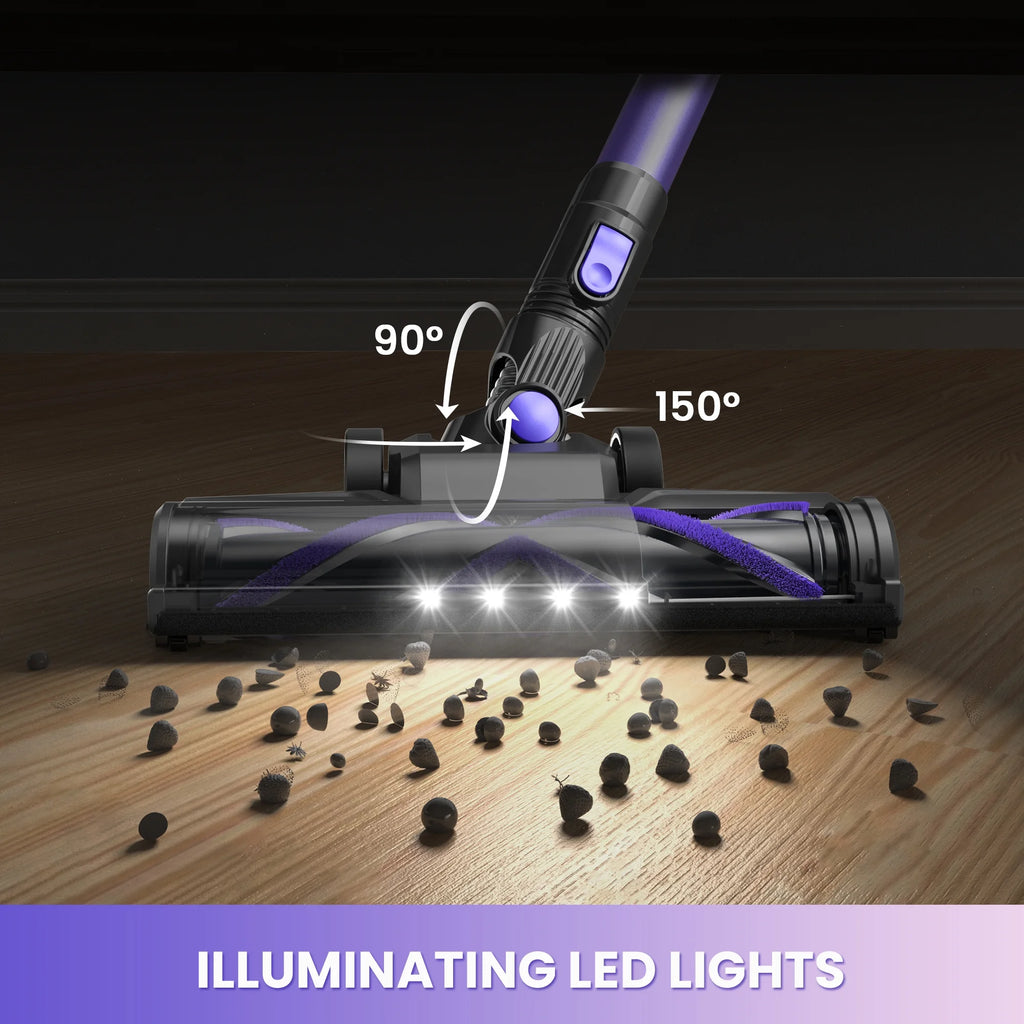 Cordless Vacuum Cleaner,  For Carpet-Hardwood Floor-Pet Hair, 5-Layer High-Efficiency Filtration System, Powerful Suction & Strong Motor.....154@ OFF! TRENDING NOW!