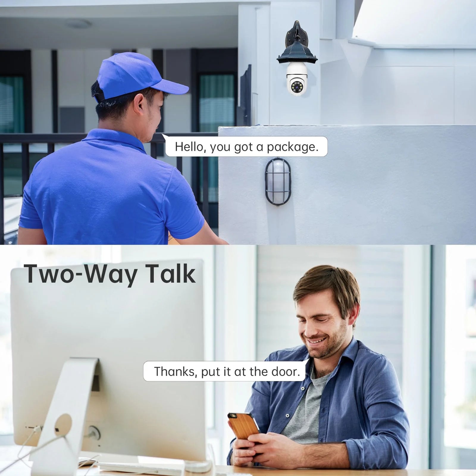  Wi-Fi Light Bulb Security Camera, 2K HD Security Cameras for Home, Wireless Outdoor Motion Detection & Alarm, Two-Way Talk, Color Night Vision.....10% OFF! CURRENTLY ON HIGH DEMAND & TRENDING!
