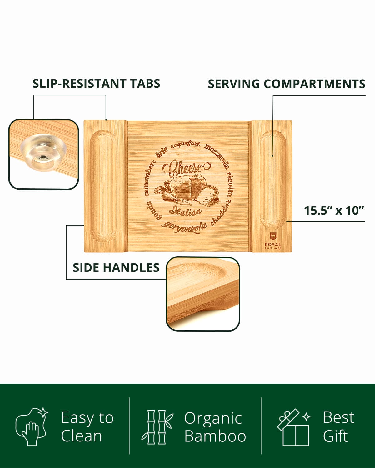 Cheese Board, 15.5” x 10”-3