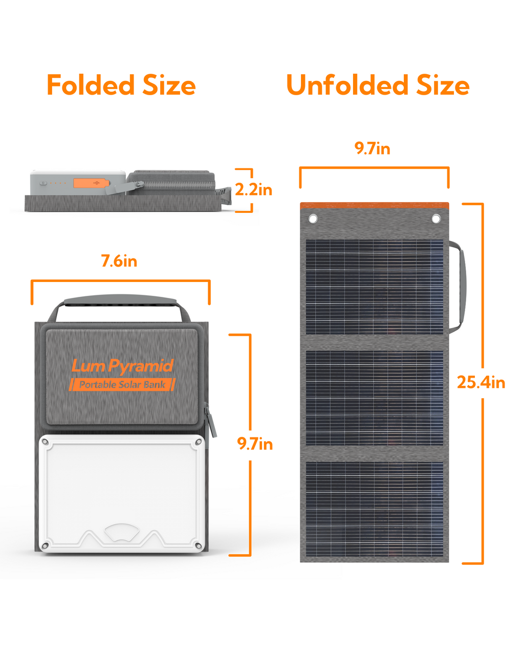 Solar Powered Generator, 65W PD Output For Fast Charging Of Multiple Devices, With 600-Lumen LED Light