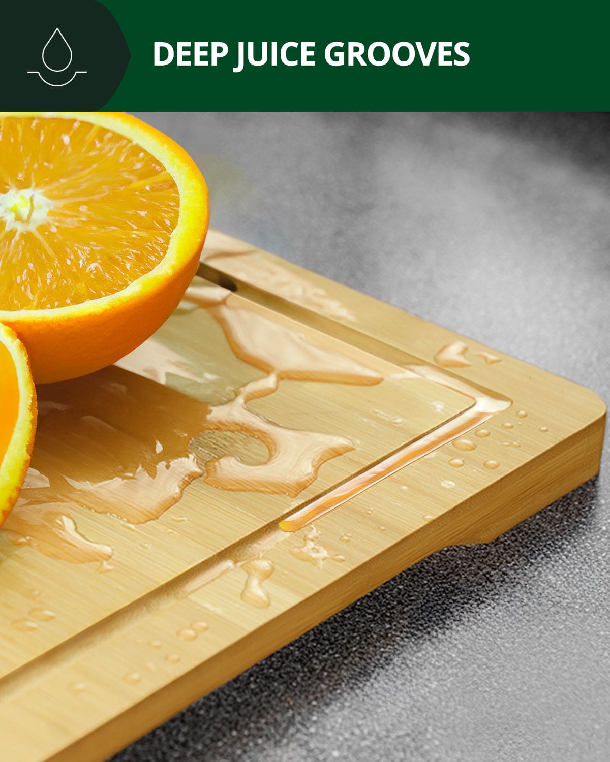 Bamboo Cutting Board- Set Of 2