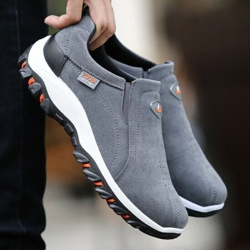 Men's Loafer Slip On Athletic Shoes, Great Arch Support, Breathable & Non-Slip.