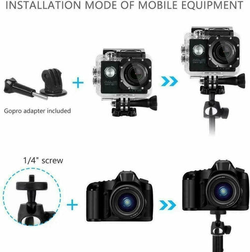 Selfie Stick & Tripod, Extend From 8" to 40", 360 Degree Design, Connect The Bluetooth Remote to Your Device, Portable &, Many Other Spec's.