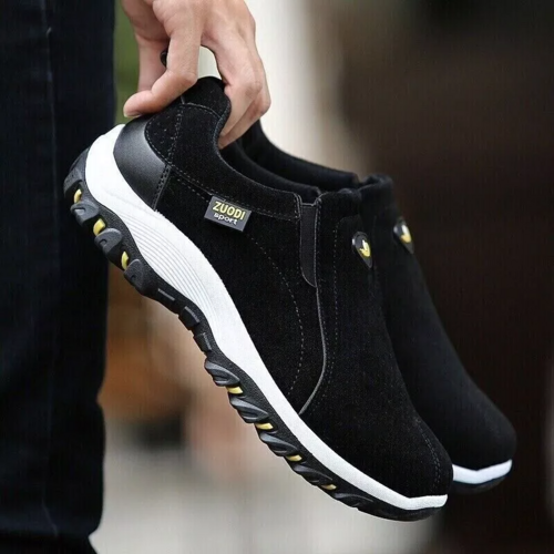 Men's Loafer Slip On Athletic Shoes, Great Arch Support, Breathable & Non-Slip.