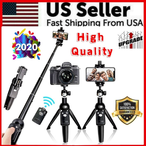Selfie Stick & Tripod, Extend From 8" to 40", 360 Degree Design, Connect The Bluetooth Remote to Your Device, Portable &, Many Other Spec's.