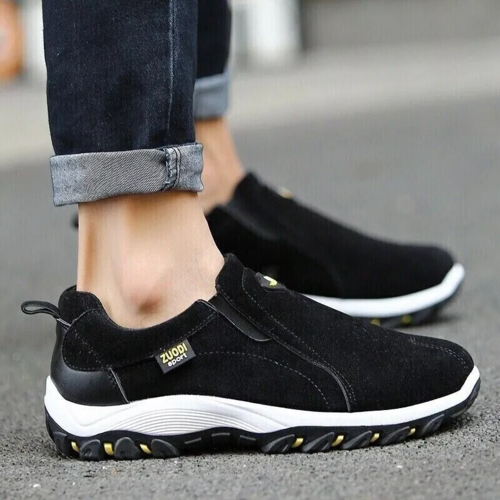 Men's Loafer Slip On Athletic Shoes, Great Arch Support, Breathable & Non-Slip.