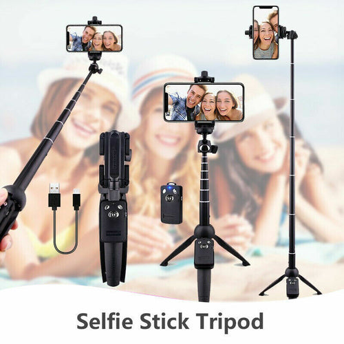 Selfie Stick & Tripod, Extend From 8" to 40", 360 Degree Design, Connect The Bluetooth Remote to Your Device, Portable &, Many Other Spec's.