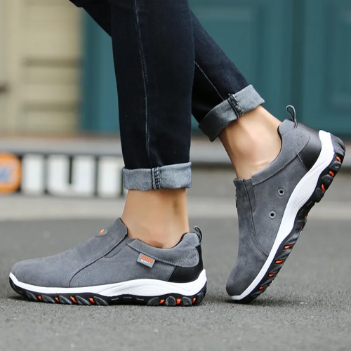 Men's Loafer Slip On Athletic Shoes, Great Arch Support, Breathable & Non-Slip.