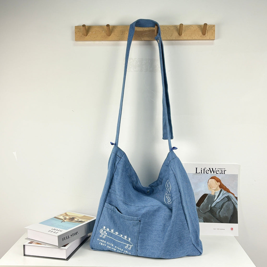 Women's Large Denim Tote Bag