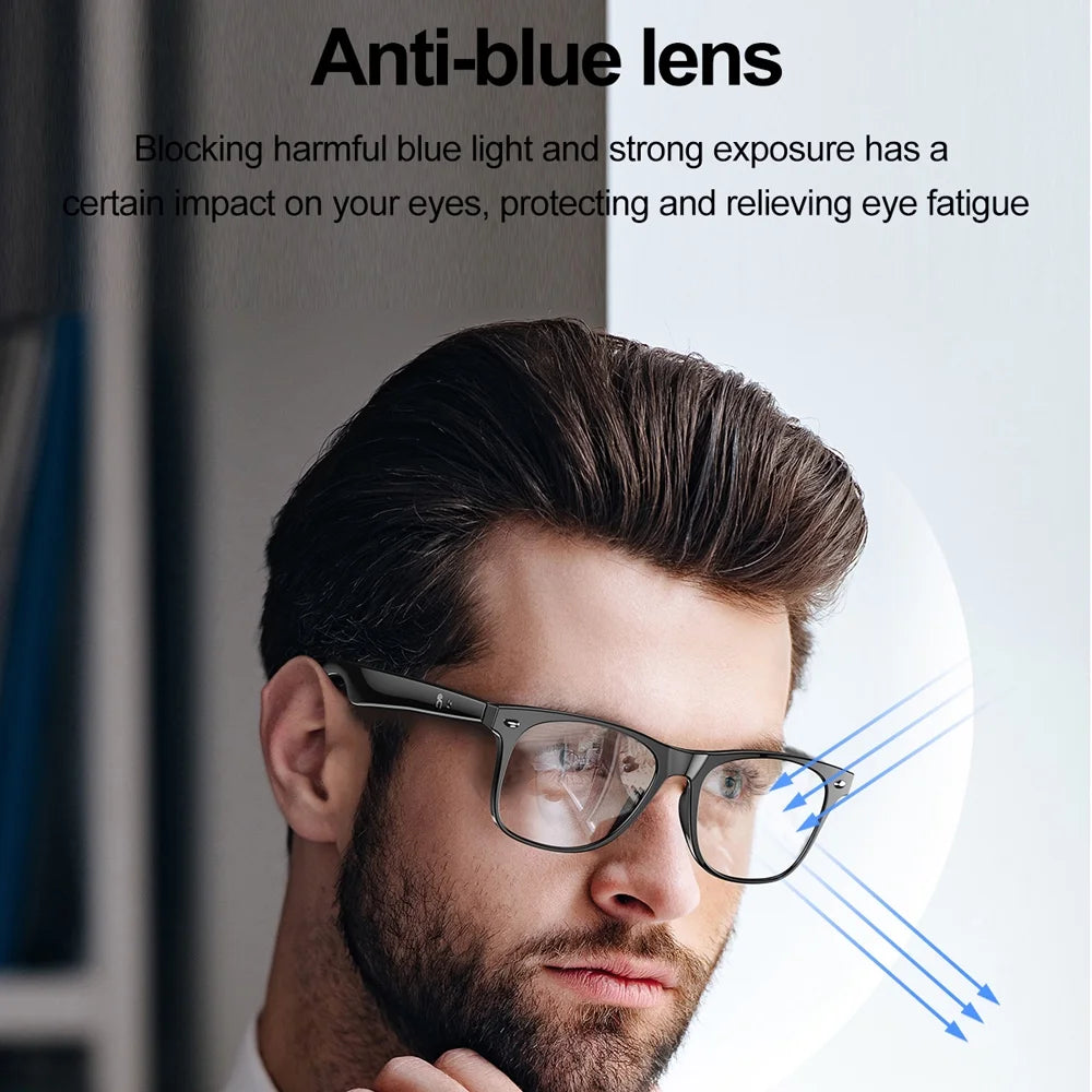 Wireless Bluetooth Glasses For Men/Women, Smart Glasses With Open-Ear Voice Control & Calling, Anti-Blue Light, AI Assistant & Translation For Traveling & Driving.....10% OFF! AVERAGING 14 SALES/WEEK- DEFINATELY TRENDING!