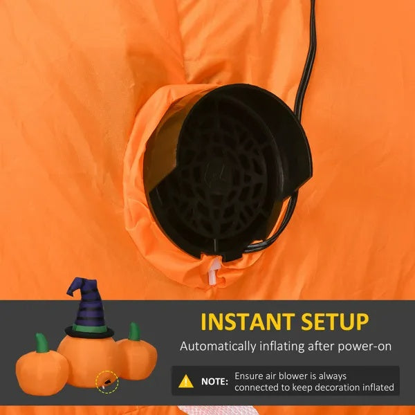 Halloween Pumpkin Inflatable With LED Lights. 20% OFF!