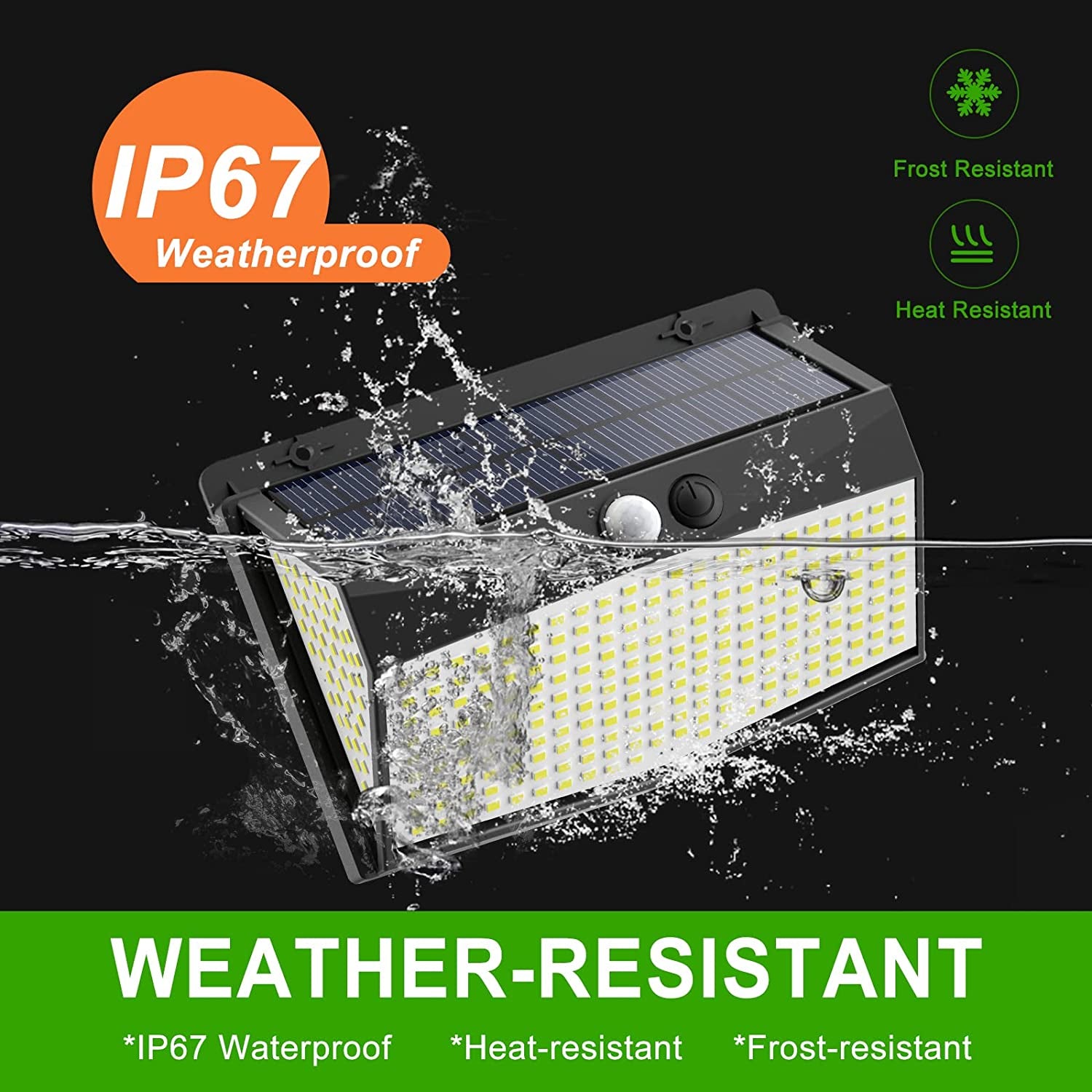 Outdoor Motion Sensor Lights, 600LM - 6500K Solar Powered Flood Lights, Waterproof With 3 Modes, 270° Wide Angle Security- Wall Lights For Outside - 4 Pack.....10% OFF! TRENDING NOW!
