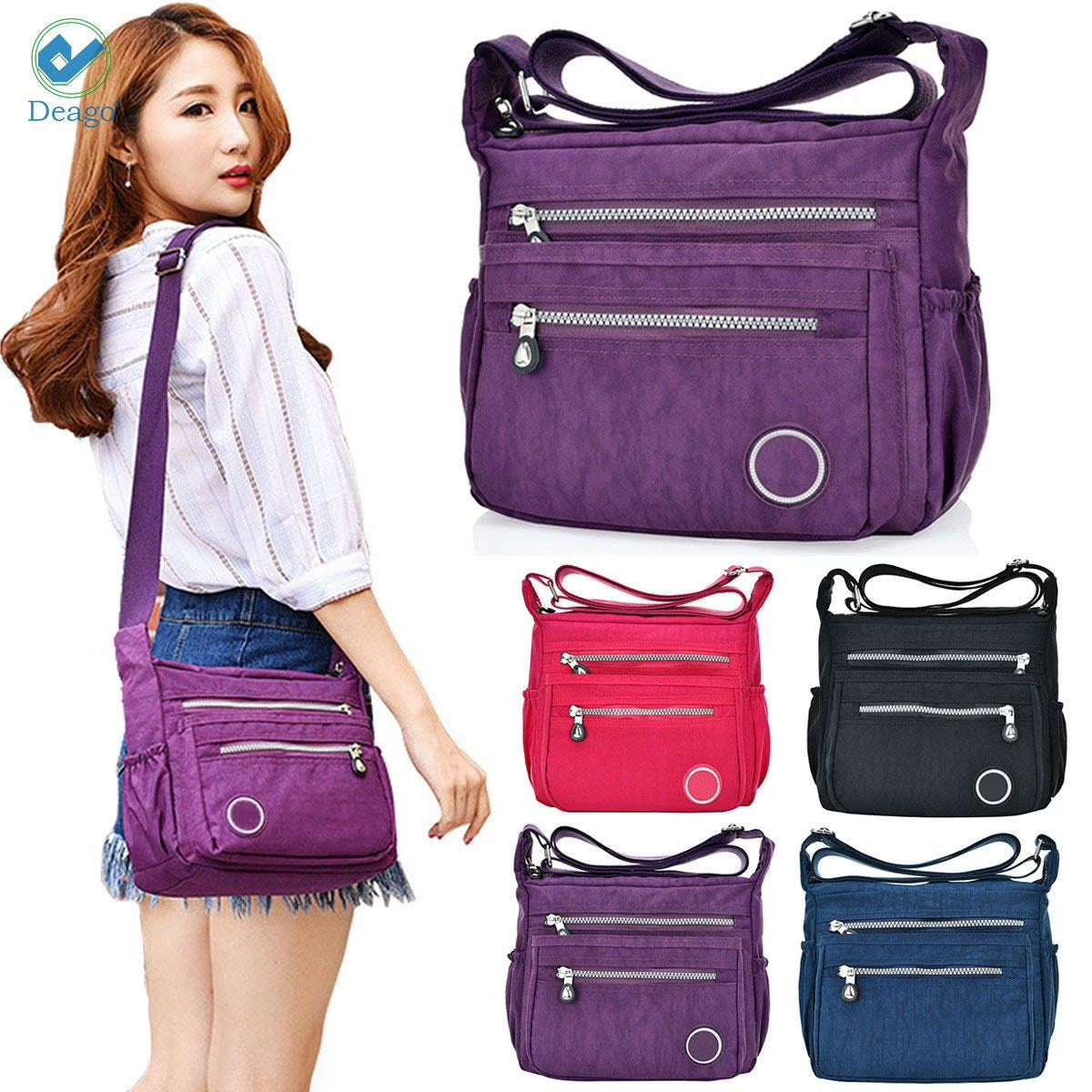 Women's Cross Body Deago- Shoulder Bag With Zipper Pockets...20% OFF! 