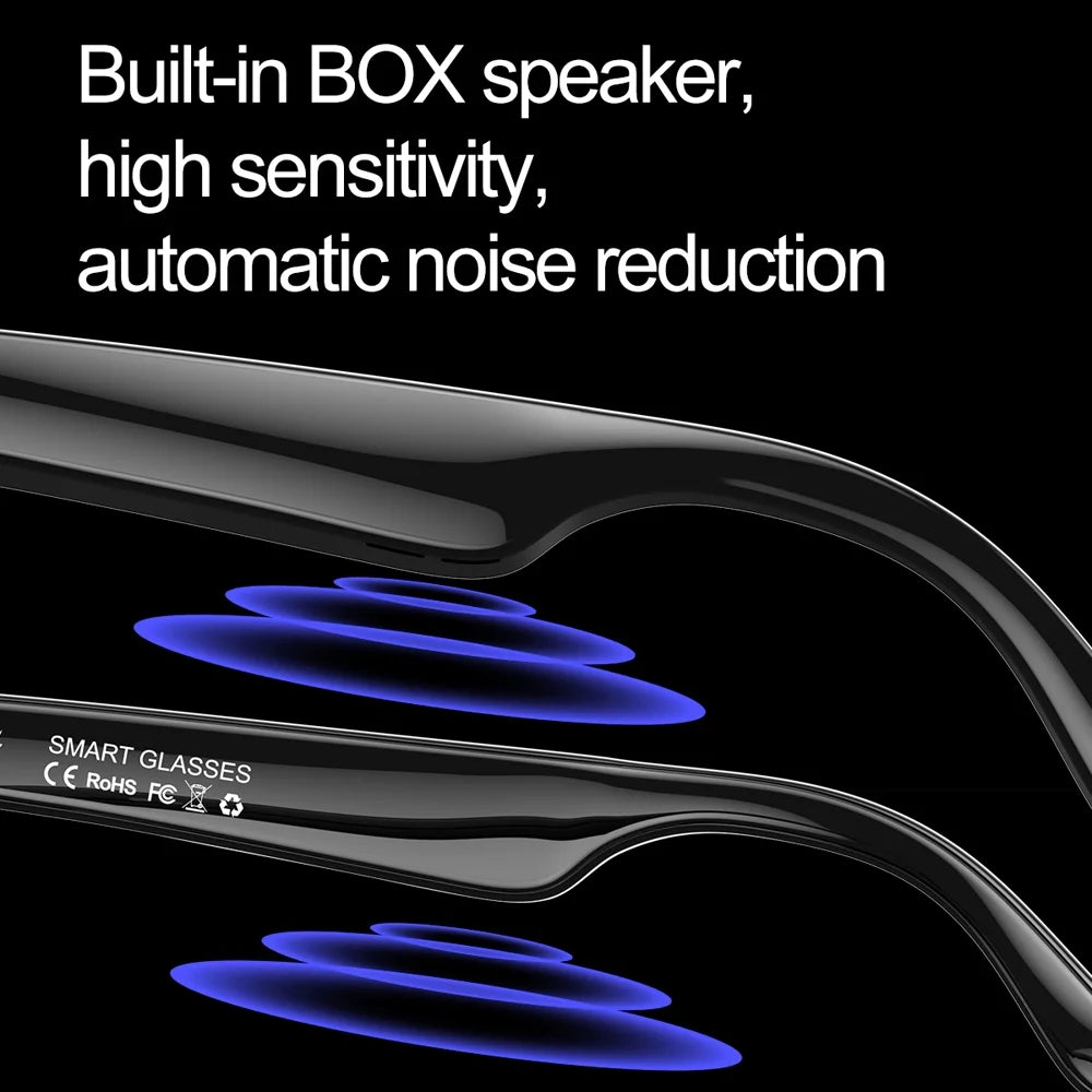 Wireless Bluetooth Glasses For Men/Women, Smart Glasses With Open-Ear Voice Control & Calling, Anti-Blue Light, AI Assistant & Translation For Traveling & Driving.....10% OFF! AVERAGING 14 SALES/WEEK- DEFINATELY TRENDING!