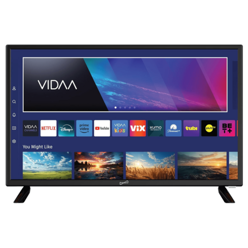 Supersonic, 24" VIDAA ACDC Compatible LED Smart TV, 3 HDMI ARC-Compatible Ports & A Built-In USB Input WITH BUILT-IN WI FI, Link Multiple Devices Effortlessly, You Really Need  To View The Spec's On This Product To Understand It's Usefulness.