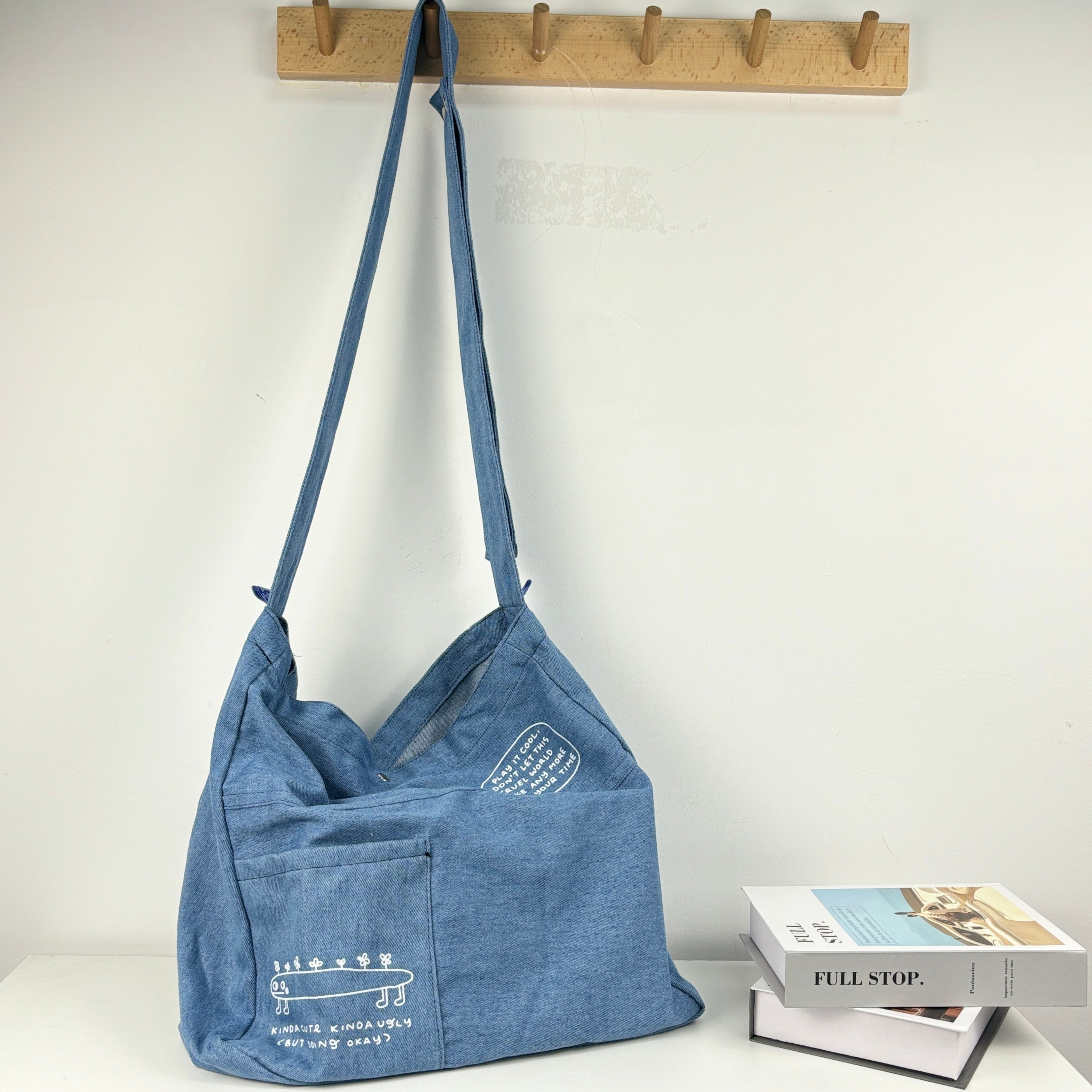 Women's Large Denim Tote Bag