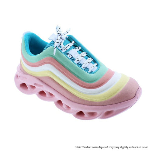 Women's- Chunky, Colorful, Sole Sneaker, HEAVY TRAFFIC, ONLY 19 MORE IN STOCK!