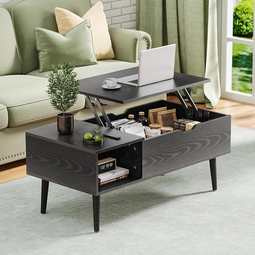 Wood- Lift Top Coffee Table With Hidden Compartment & Large Storage...TRENDING NOW....10 OUT OF 50 REMAINING!