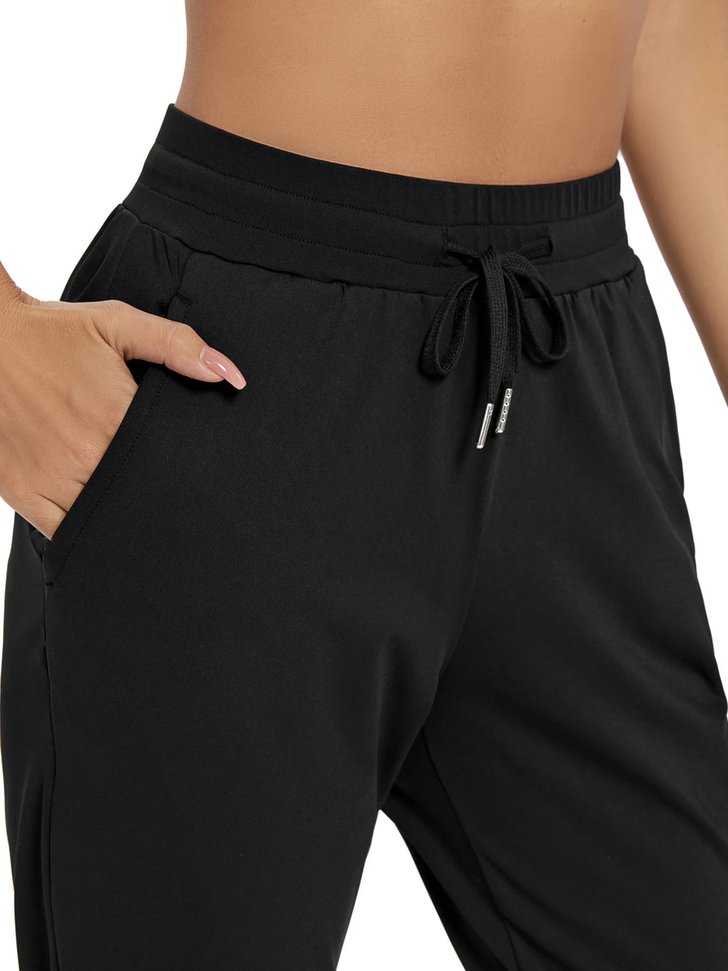 Women's Joggers, With Pockets, High Waisted- Athletic Workout Yoga Jogger Pants.