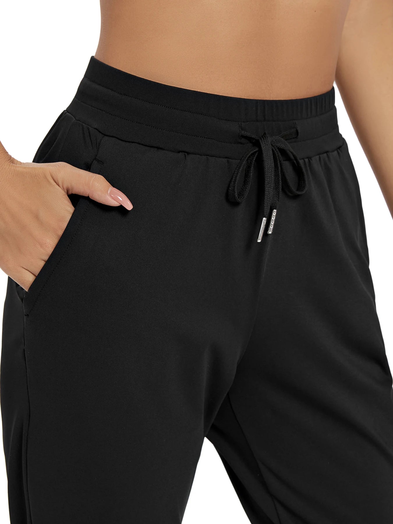 Women's Joggers, With Pockets, High Waisted- Athletic Workout Yoga Jogger Pants.