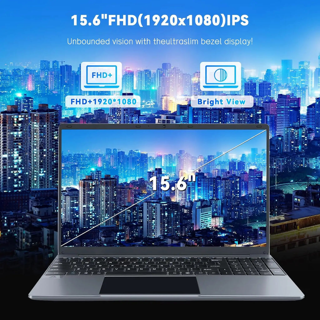 Laptop Computer, 15.6 Inch, Windows 11 Notebook, 16G RAM, 512GB, Intel HD 520, Full HD 1920 X 1080 IPS Display Screen, 1 Year Limited Warranty....61.24% OFF!