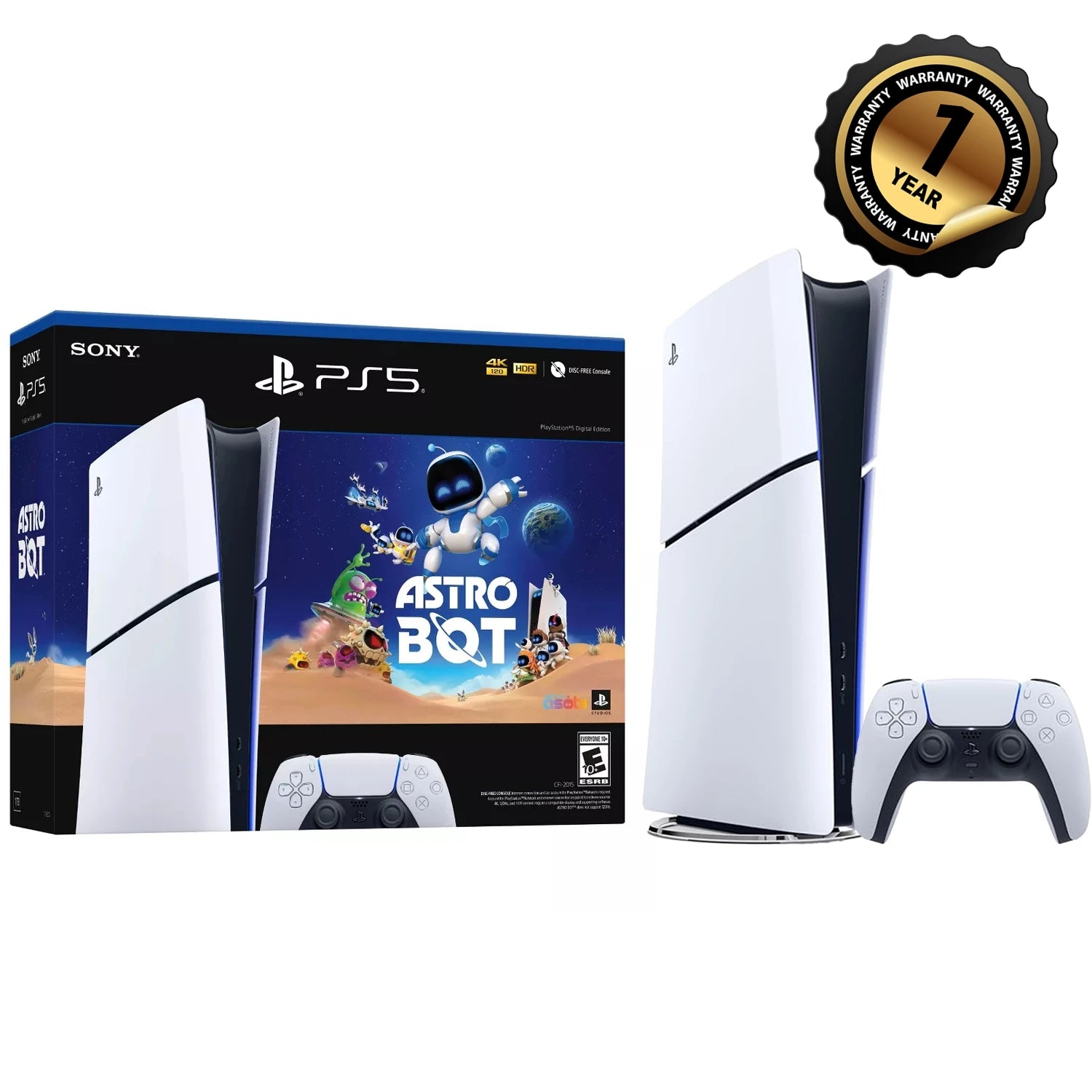 PlayStation®5 Digital Edition - ASTRO BOT Bundle, Console Plus Full Game Download Code For ASTRO BOT, Ultra-High Speed SSD, 4K HDR, Wireless Controller With Haptic Feedback....64.81% OFF!