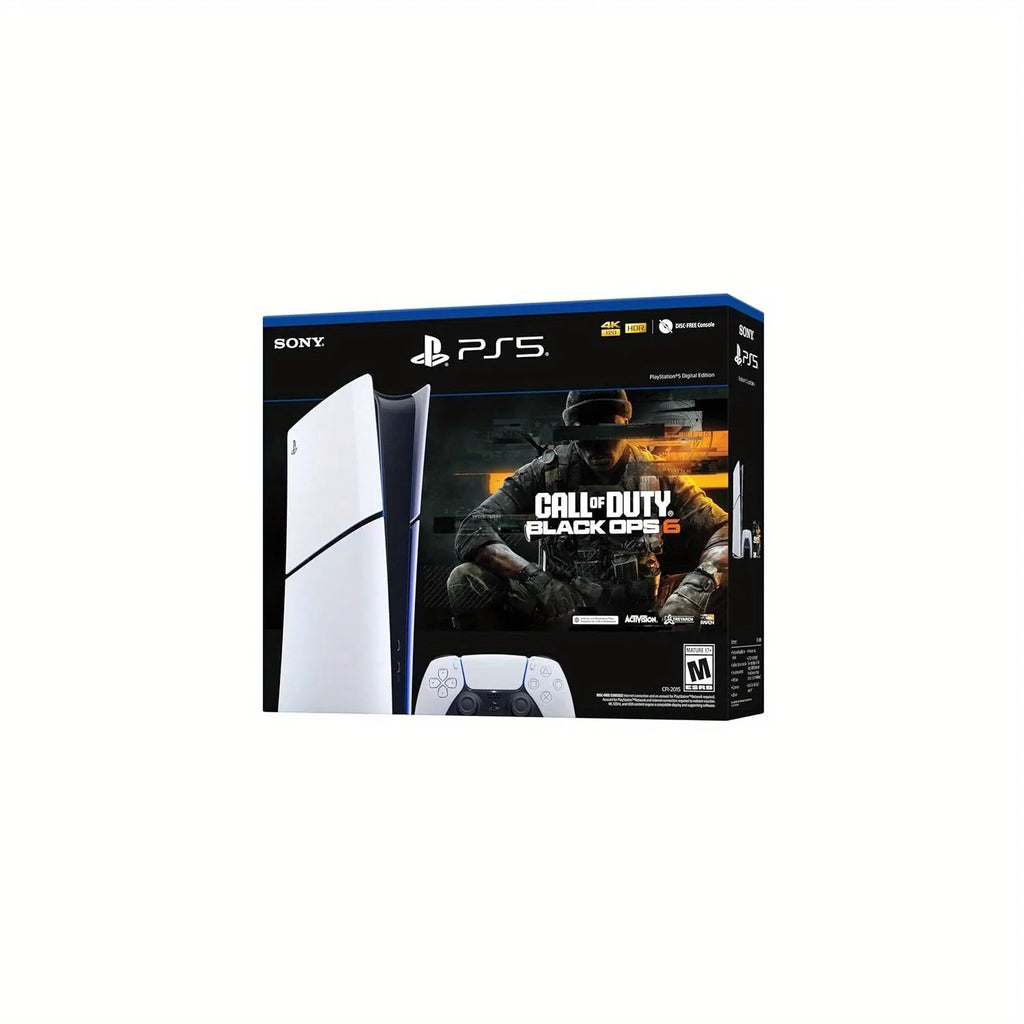 PS5, Slim Model, Call of Duty- Black Ops, 6 Full Game Digital Voucher With Ray Tracing Support, Feel Every Impact & Recoil With Haptic Feedback & Adaptive Triggers....64.81% OFF!