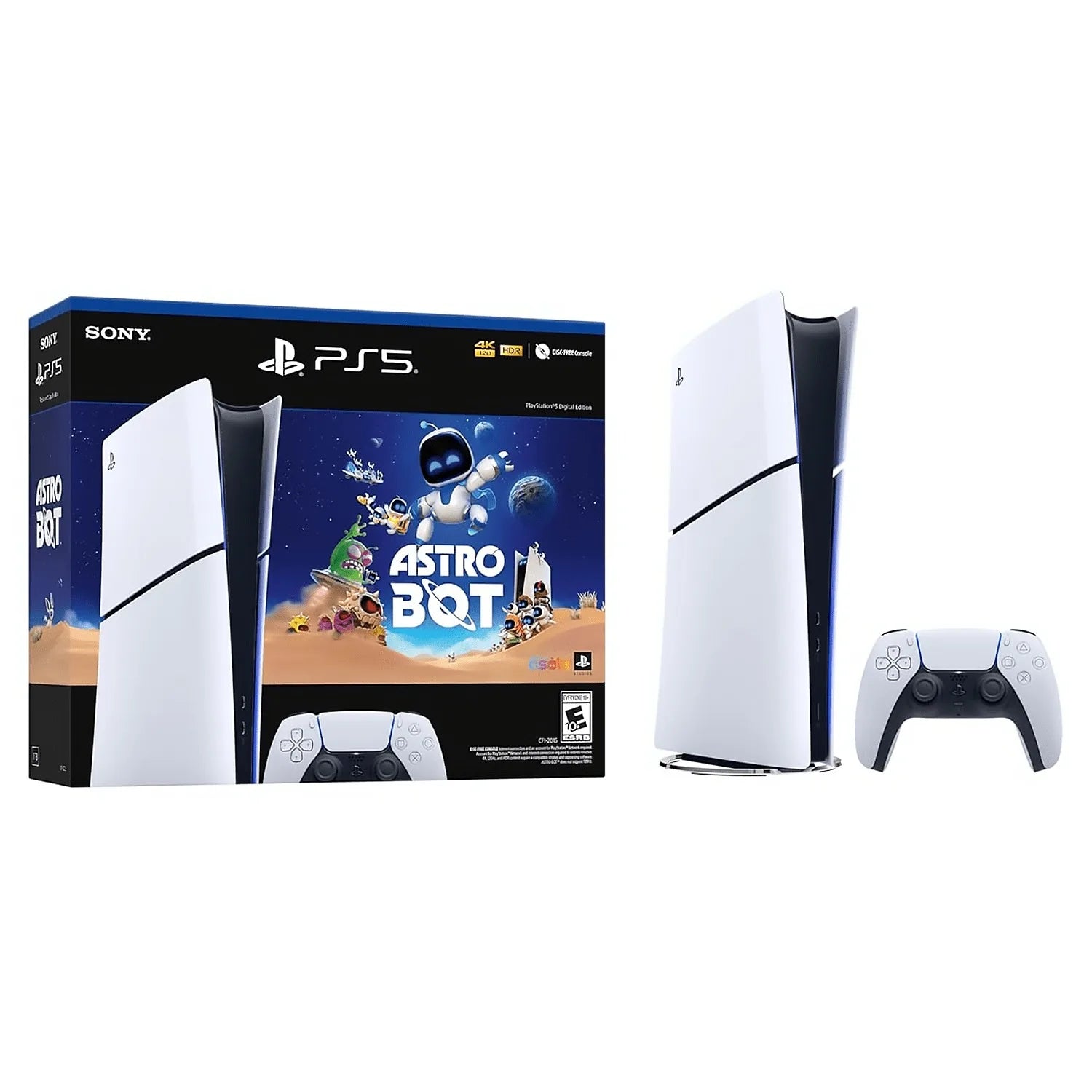 PlayStation®5 Digital Edition - ASTRO BOT Bundle, Console Plus Full Game Download Code For ASTRO BOT, Ultra-High Speed SSD, 4K HDR, Wireless Controller With Haptic Feedback....64.81% OFF!