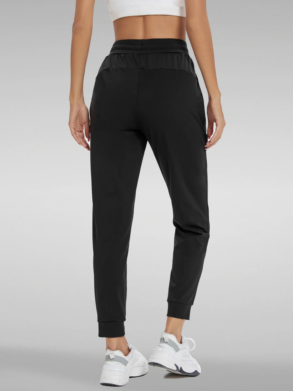 Women's Joggers, With Pockets, High Waisted- Athletic Workout Yoga Jogger Pants.