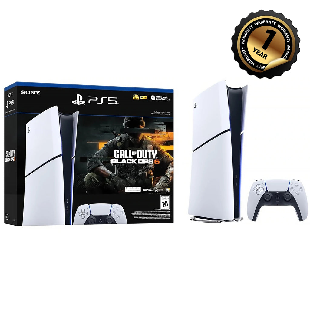 PS5, Slim Model, Call of Duty- Black Ops, 6 Full Game Digital Voucher With Ray Tracing Support, Feel Every Impact & Recoil With Haptic Feedback & Adaptive Triggers....64.81% OFF!
