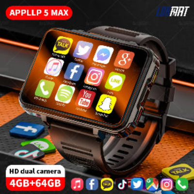 LOKMAT Android Watch, Phone, 2.4 Inch HD Large- Detachable Screen, Watch Head Can Be Removed & Used As A Mini Mobile Phone, 4G/5G Network. High Definition Dual Camera With Flashlight, Gaming Watch....65.37% OFF! THIS IS SELLING!