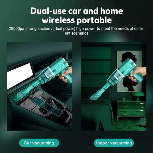 Portable, Cordless, Hand Held, Vacuum Cleaner For Use In Car, Auto, Home.