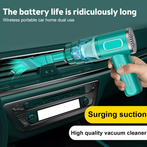 Portable, Cordless, Hand Held, Vacuum Cleaner For Use In Car, Auto, Home.