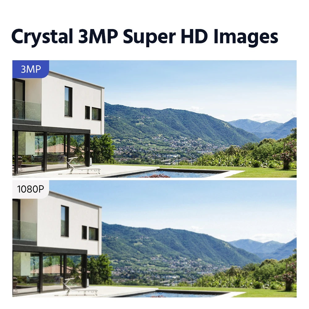 Outdoor Wireless, Video Surveillance System, Video Recording & Playback, Wi-Fi Access, Instant Motion Detection, AI Detection, Outputs For TV, Monitor & Computer, Mobile Monitoring, Weatherproof Outdoor....11.92% OFF!