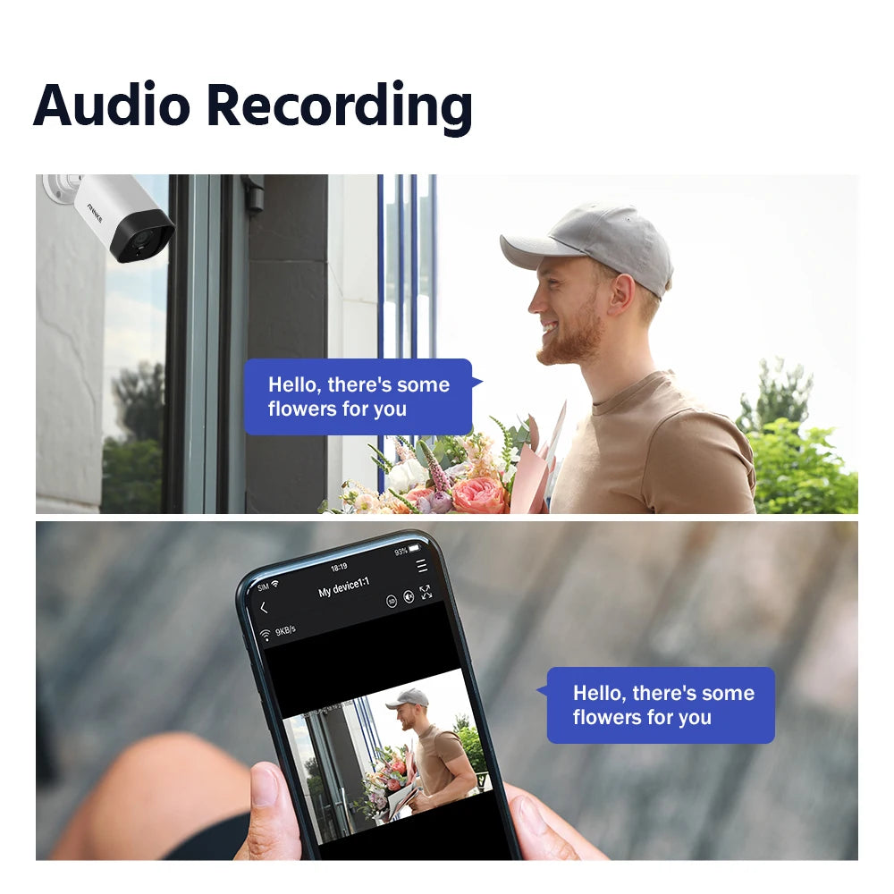 Outdoor Wireless, Video Surveillance System, Video Recording & Playback, Wi-Fi Access, Instant Motion Detection, AI Detection, Outputs For TV, Monitor & Computer, Mobile Monitoring, Weatherproof Outdoor....11.92% OFF!