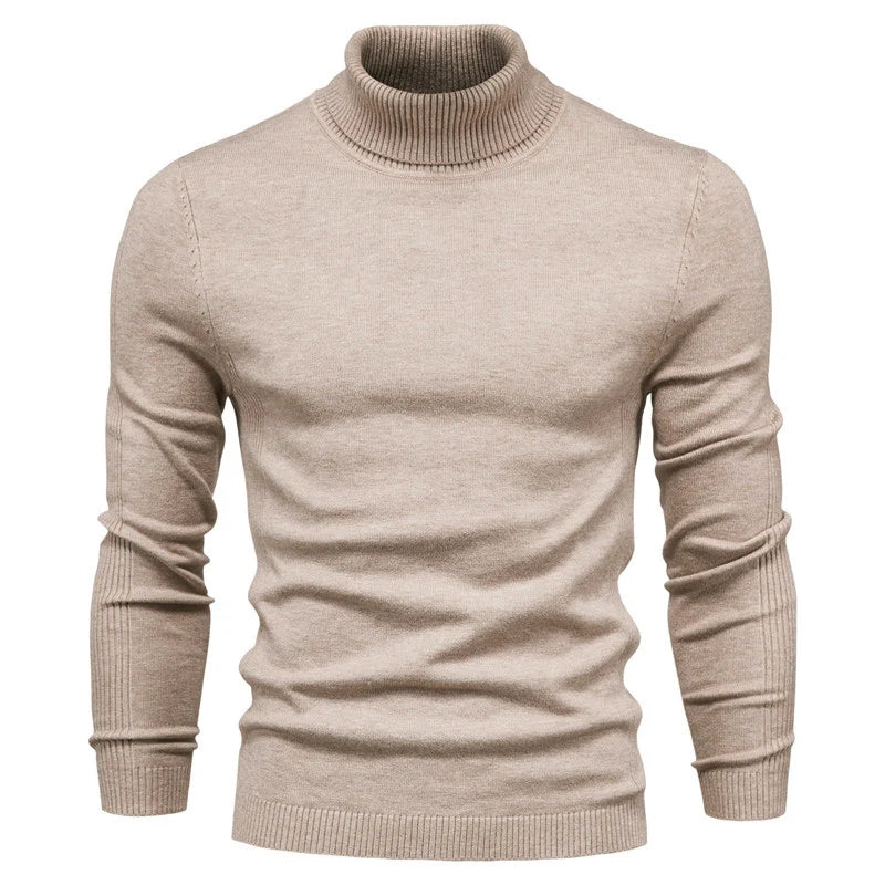 Men's Turtleneck Sweater, Casual Solid Color, Warm Pullover, High Quality, High Neck, Long Sleeve Sweater. STILL TRENDING ON GOOGLE, ONLY 8 REMAINING!