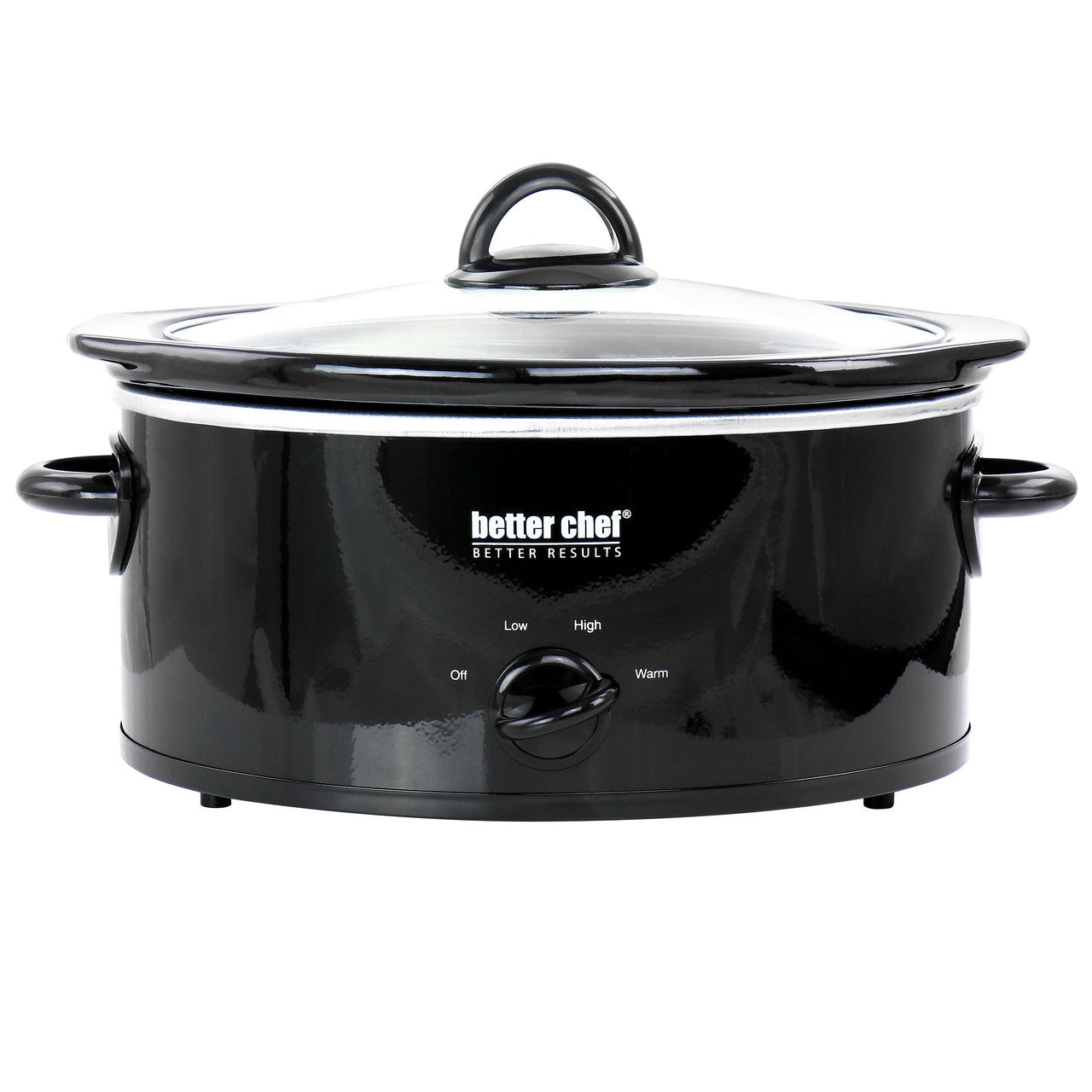 Better Chef- 3 Quart Oval Slow Cooker, With Removable Stoneware Crock