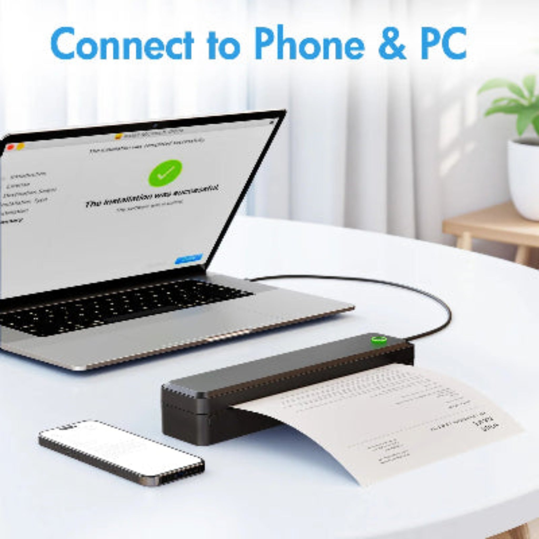 Portable Wireless Printers, Inkless, Thermal A4 Label Maker, Android, iOS, & Laptop Pairing, uses 8.50 X 11 Thermal printing paper...48.41% OFF! STARTED TRENDING THIS WEEK!