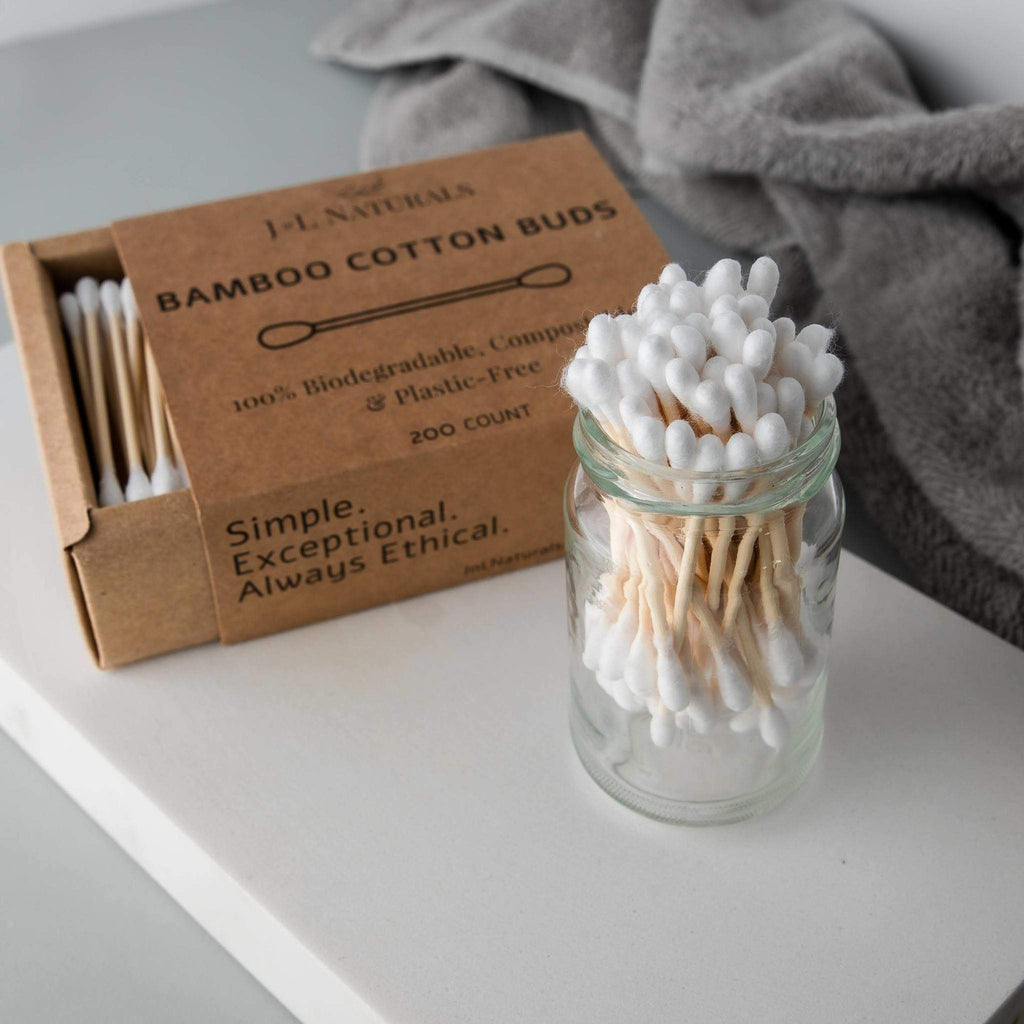 Bamboo Cotton Buds 200-Pack, Eco-Friendly... ANYTHING BAMBOO IS STILL TRENDING!