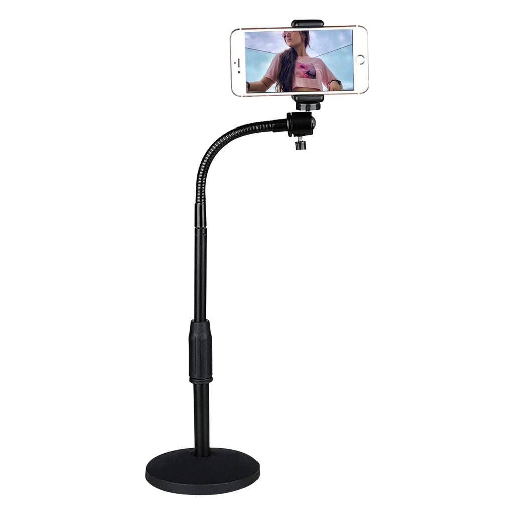 5Core Adjustable Desk Cell Phone Stand, Flexible Gooseneck For Effortless Positioning, Viewing Angle to 360 Degrees