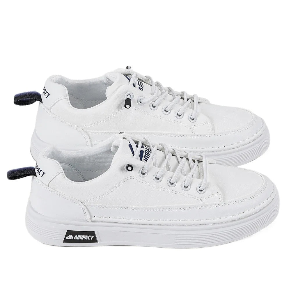 Men's Leather Canvas, Breathable Thick Platform Shoes.....15% OFF!