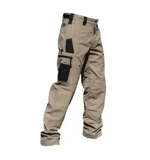 Men's Wear Resistant Pants, Multi-Pocket, Straight Leg Cargo Pants....10.94% OFF!