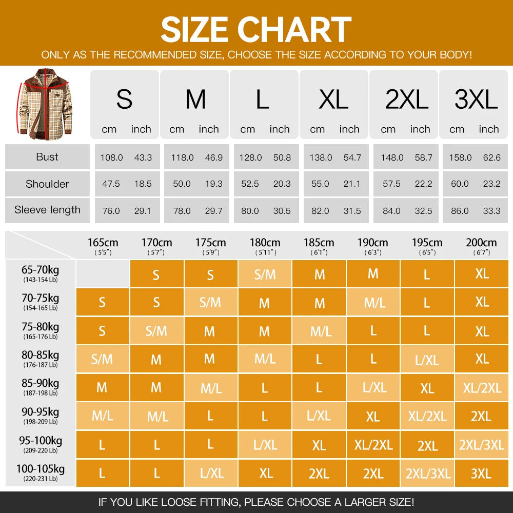 Men's Jacket, Windproof/Warm Bomber Coat, Sherpa Lined Flannel...20% OFF! TRENDING NOW!