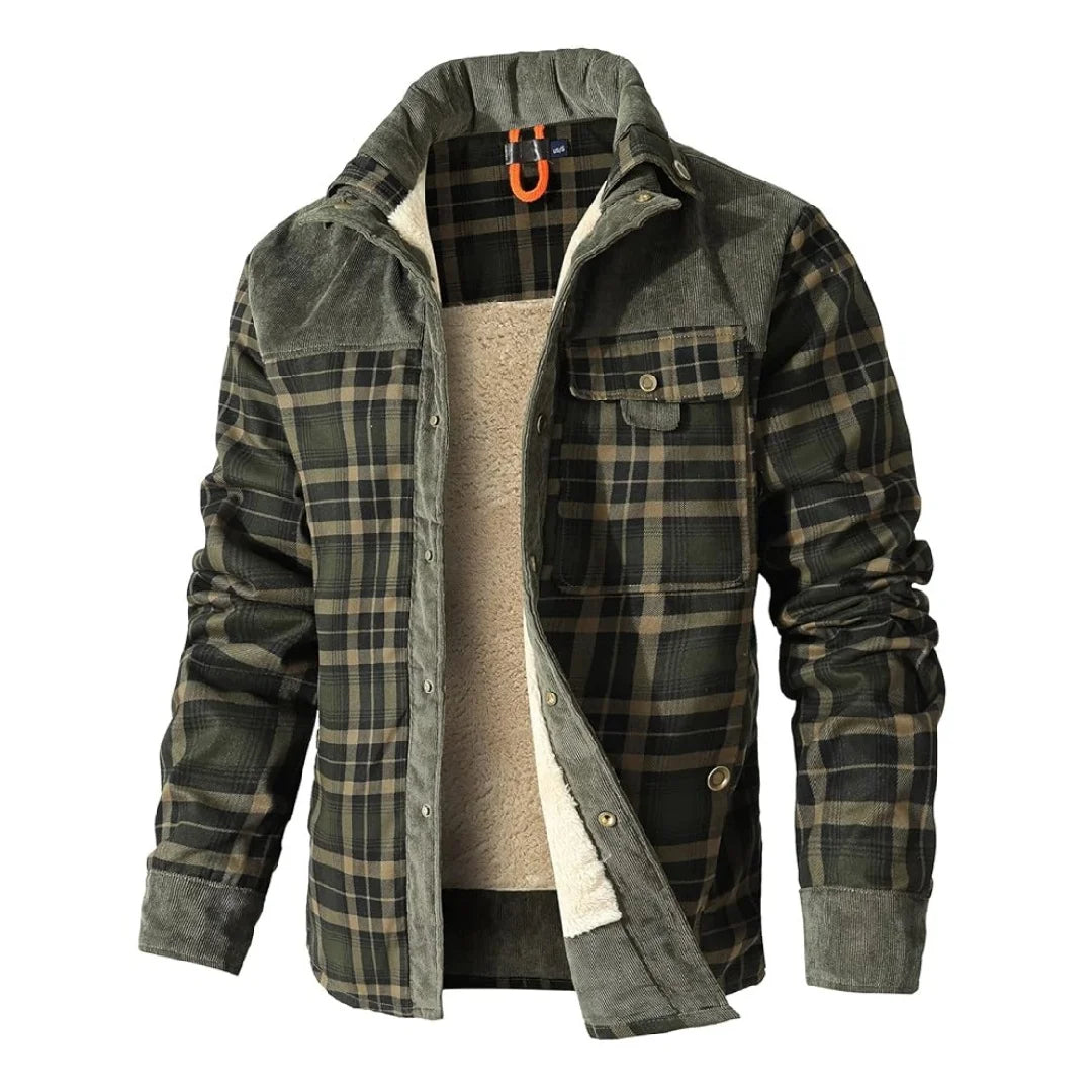 Men's Jacket, Windproof/Warm Bomber Coat, Sherpa Lined Flannel...20% OFF! TRENDING NOW!